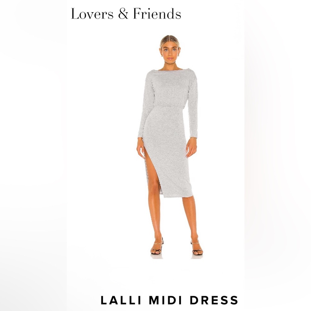 LOVERS + FRIENDS $178 Lalli Midi Dress Size Small